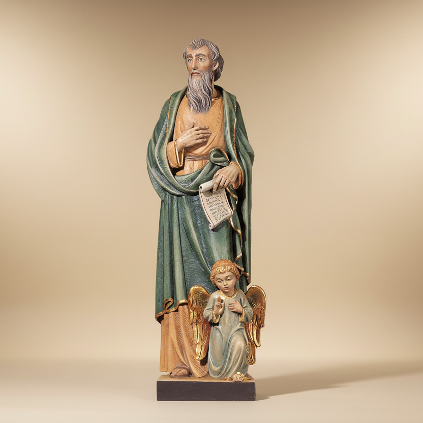 Enhanced Saint Matthew the Evangelist Statue