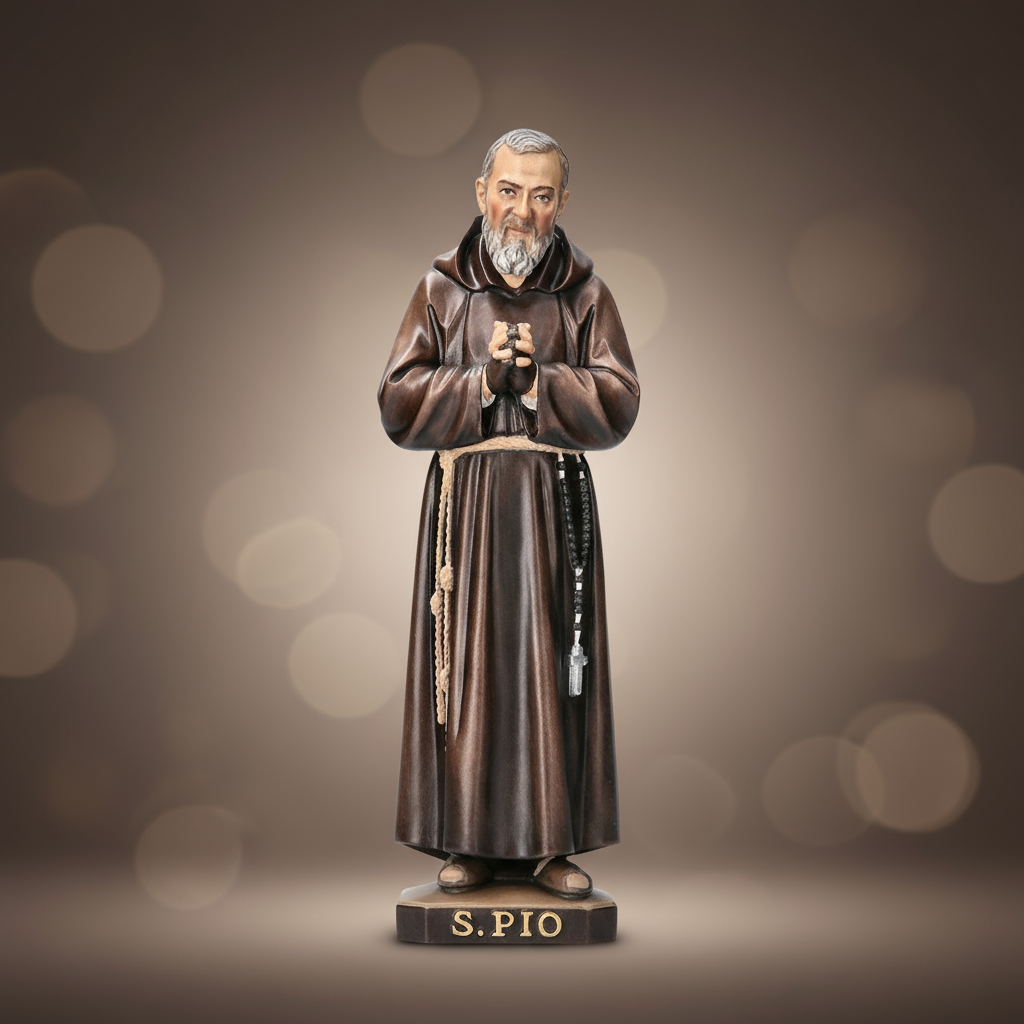Enhanced Saint Padre Pio Statue