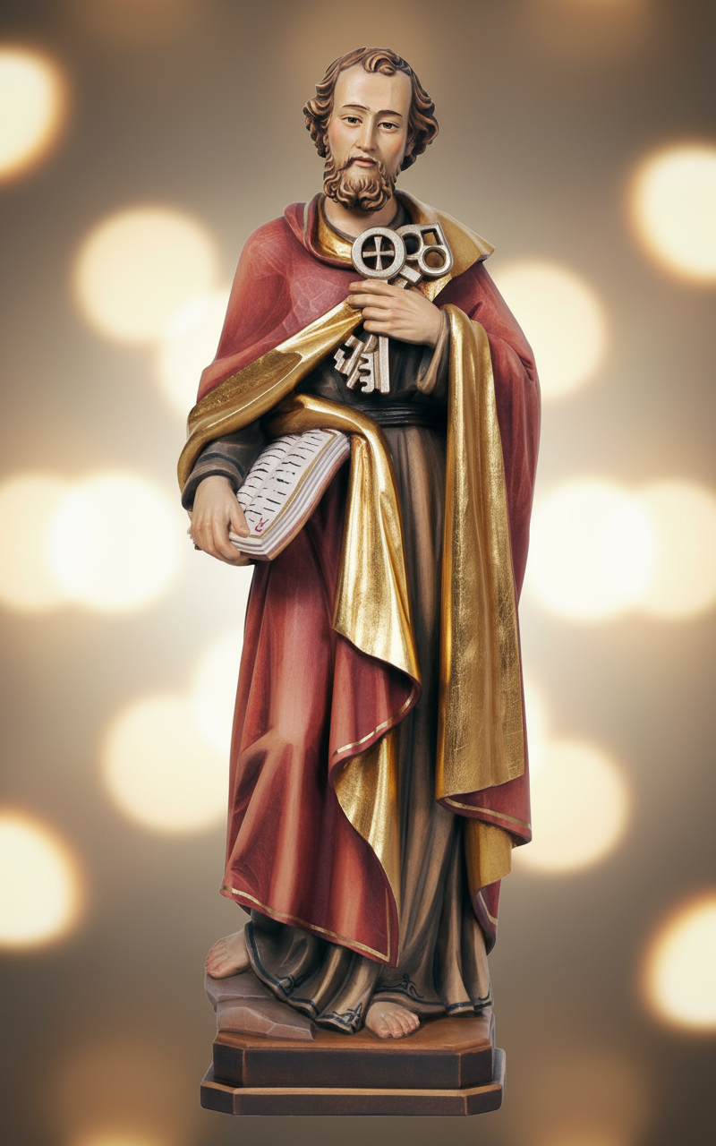 Enhanced Saint Peter Statue