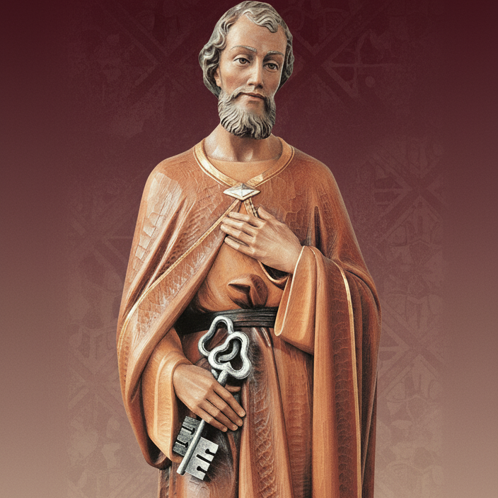 Enhanced Saint Peter Statue