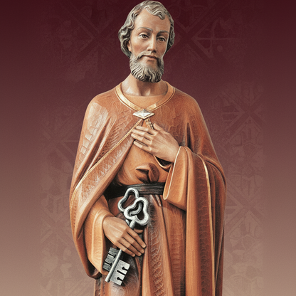 Enhanced Saint Peter Statue