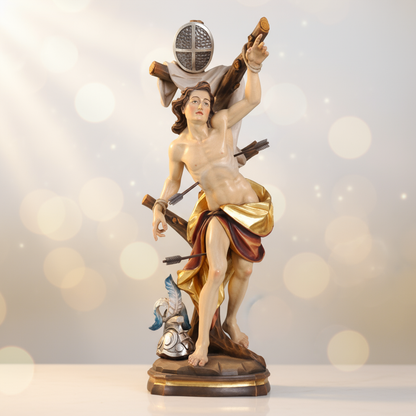 Enhanced Saint Sebastian Statue