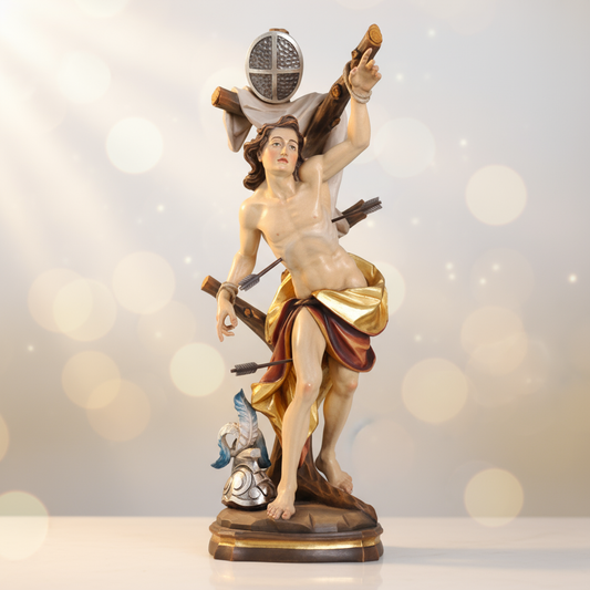 Enhanced Saint Sebastian Statue