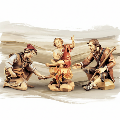 Enhanced Shepherd's at Fire - Abstract Field Background