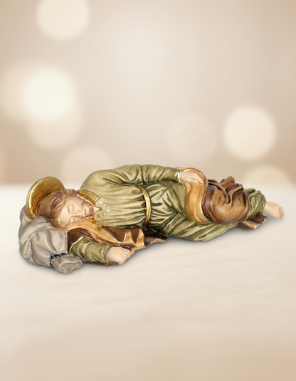 Enhanced Sleeping Saint Joseph - Balanced Lighting