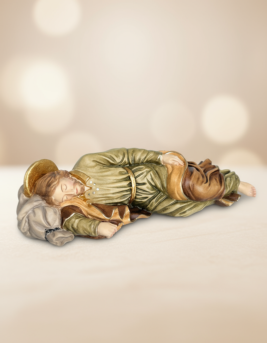 Enhanced Sleeping Saint Joseph - Balanced Lighting