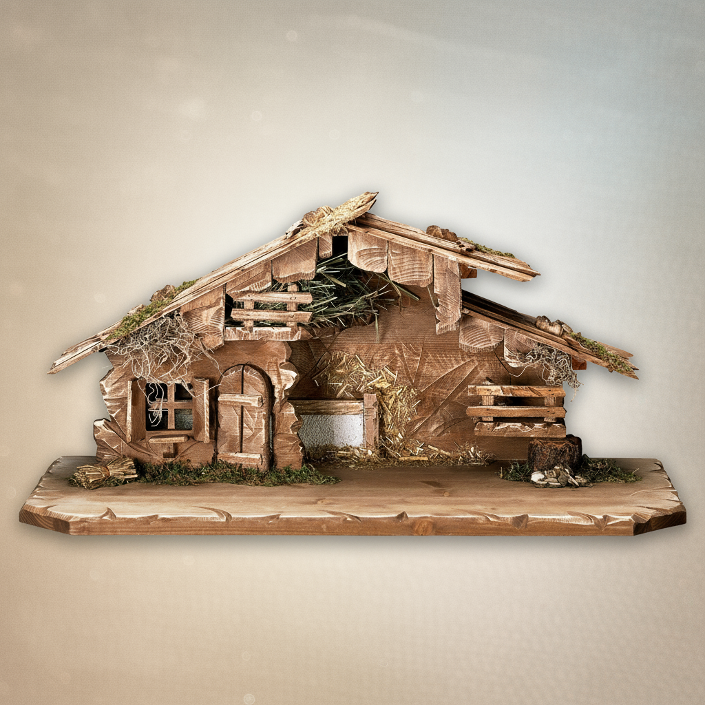 Enhanced South Tyrol Nativity Stable