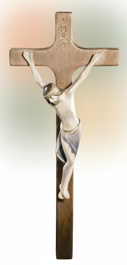 Enhanced Stylized Modern Crucifix - Clean No Text