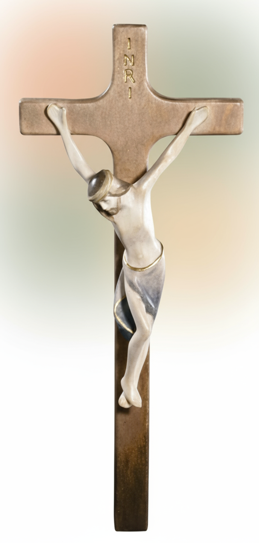 Enhanced Stylized Modern Crucifix - Clean No Text