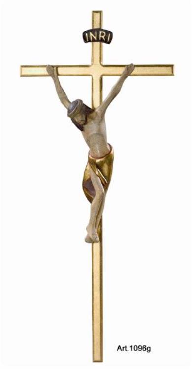Stylized Modern Crucifix | Multiple Sizes & Finishes