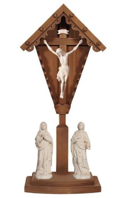 Siena Crucifixion Group with Field Cross | Multiple Sizes & Finishes