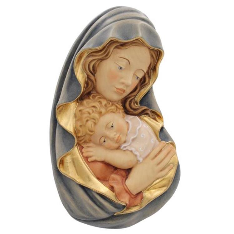 Our Lady & Child Hanging Portrait Bust | Multiple Sizes & Finishes