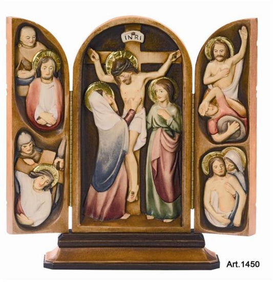 Holy Trinity Crucifix Triptych | Multiple Sizes