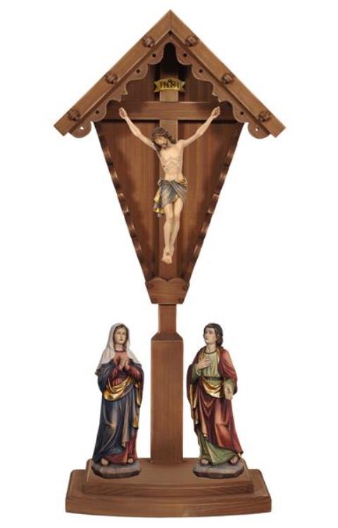 Siena Crucifixion Group with Field Cross | Multiple Sizes & Finishes