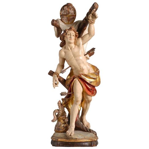 PEMA Hand-Carved St. Sebastian Wooden Statue - Multiple Sizes & Finishes