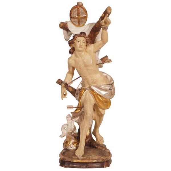 PEMA Hand-Carved St. Sebastian Wooden Statue - Multiple Sizes & Finishes