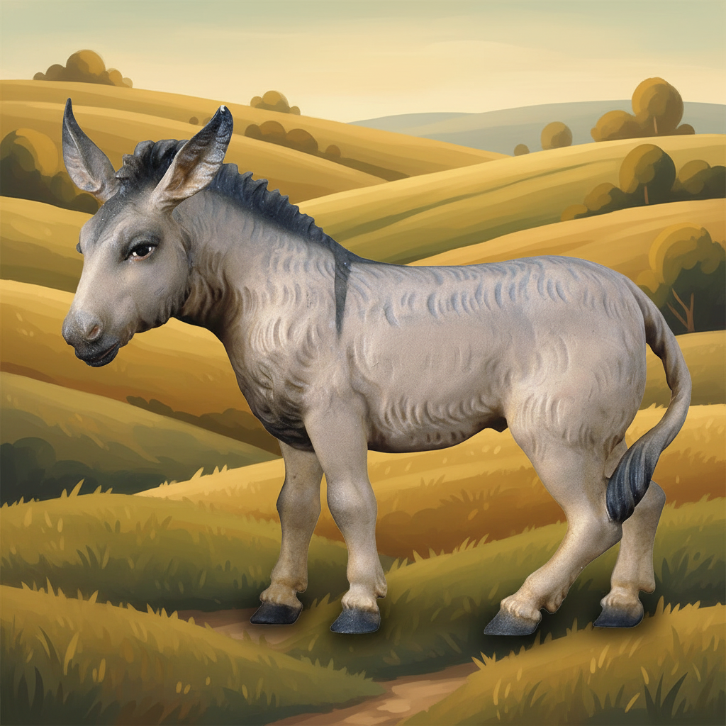 Pastoral Field - Donkey