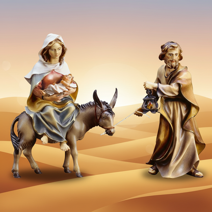 Stylized Desert Background - Flight into Egypt Figure